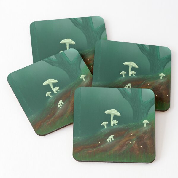 Item preview, Foggy mushroom forest designed and sold by Rachel-Paige.