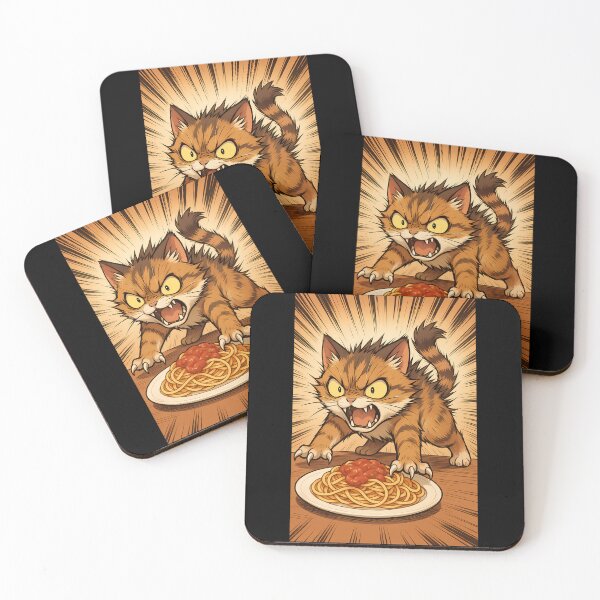 Item preview, Don’t Touch My Spaghetti – Furious Anime Cat Meme designed and sold by CesArt  D..