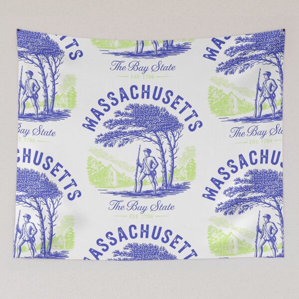Item preview, Massachusetts | The Bay State | Est. 1788 designed and sold by SaltyLass.