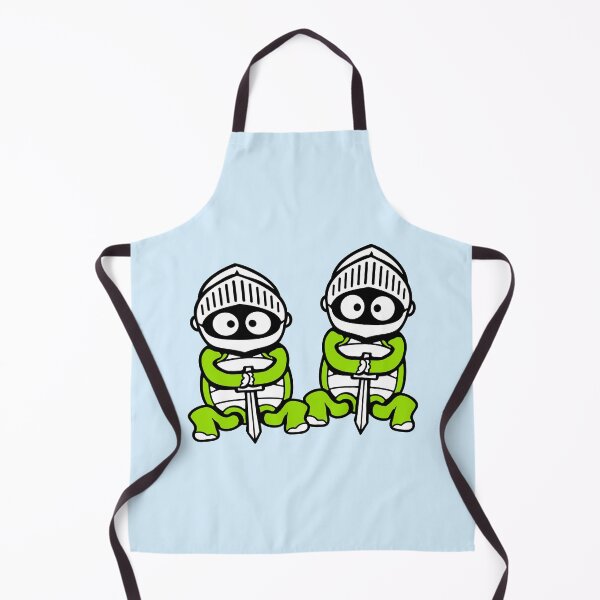 Item preview, 2 Turtle Sword Helmet Team Knight Fighter Middle Age designed and sold by shirt-o-mat.