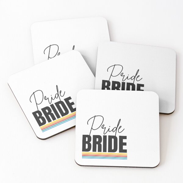 Item preview, Pride Bride LGBTQ Wedding Tee designed and sold by 347455 Apparel.