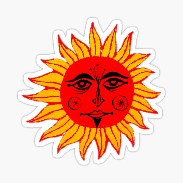 Item preview, Hippy Sun Graphic designed and sold by ViaARTfactory.