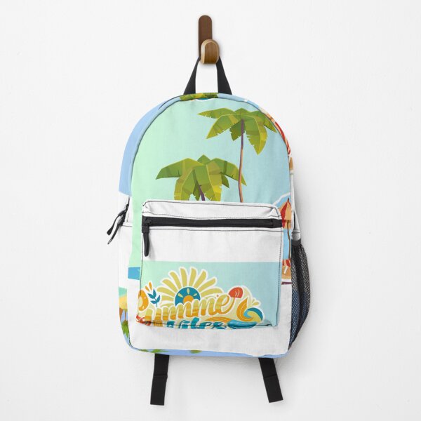 Item preview, Summer Vibes Island | Tropical Cartoon Tee designed and sold by Mohamed Ramadan.