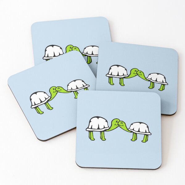 Item preview, 2 Turtle Love Couple Cuddling Romantic Valentine's Day designed and sold by shirt-o-mat.