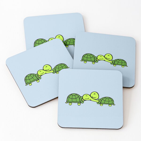 Item preview, 2 Turtle Love Couple Cuddling Romantic Valentine's Day designed and sold by shirt-o-mat.