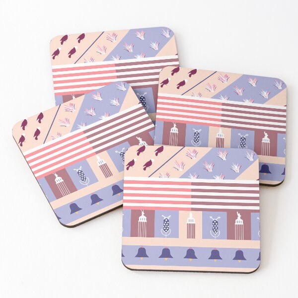 Item preview, United States Patriotic Symbols Pattern designed and sold by ART ATTACK ZONE.
