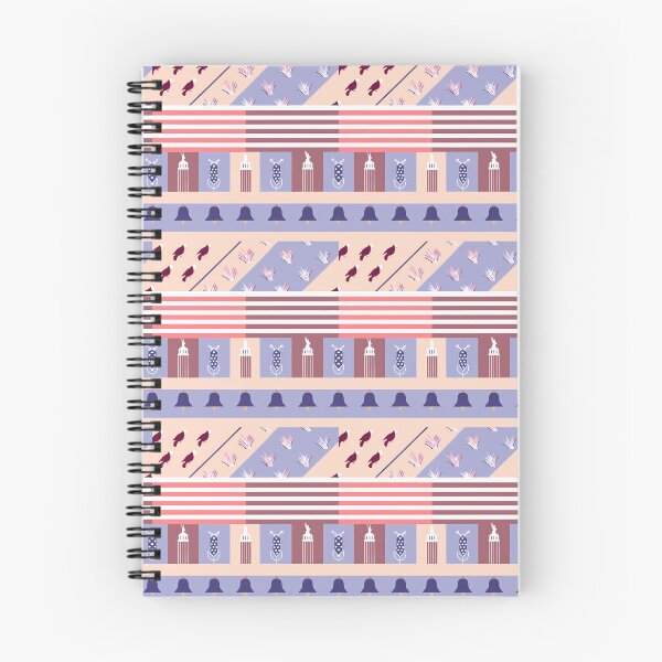 Item preview, United States Patriotic Symbols Pattern designed and sold by ART ATTACK ZONE.