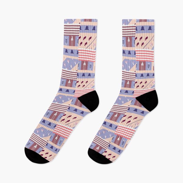 Item preview, United States Patriotic Symbols Pattern designed and sold by ART ATTACK ZONE.