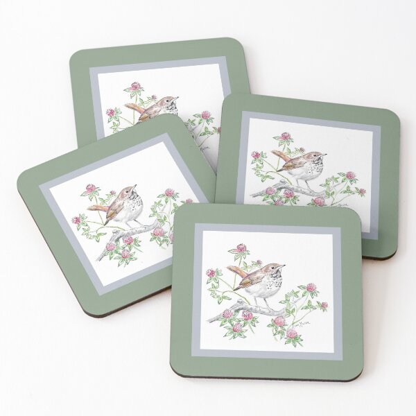Item preview, Vermont - state bird and flower designed and sold by Annie Mason Art.
