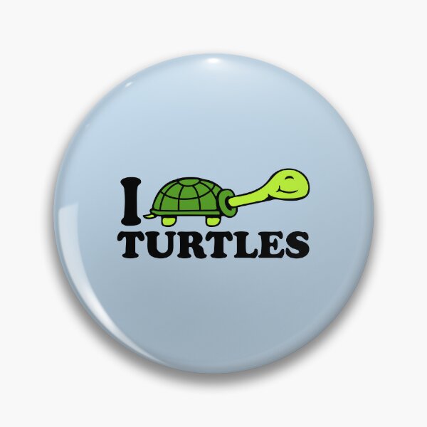 Item preview, I Love Turtle Tortoise Lover Heart Symbol Logo Comic designed and sold by shirt-o-mat.