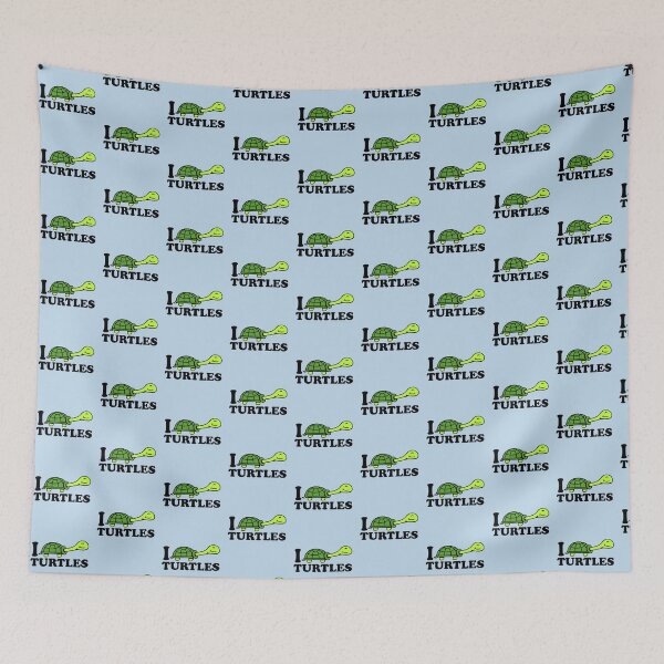 Item preview, I Love Turtle Tortoise Lover Heart Symbol Logo Comic designed and sold by shirt-o-mat.