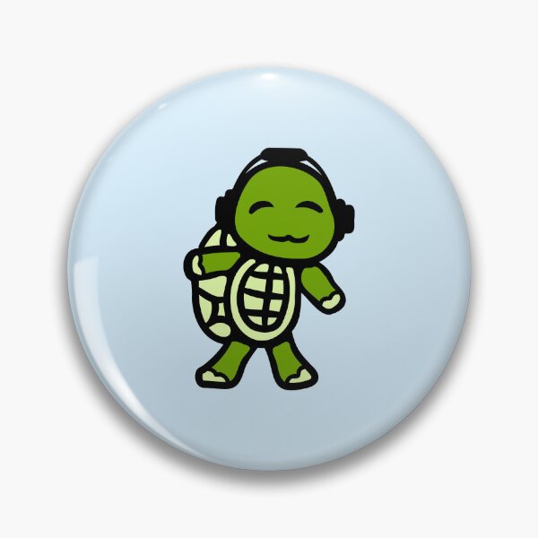 Item preview, Happy Turtle Music Listening Headphones Smiles Cute designed and sold by shirt-o-mat.