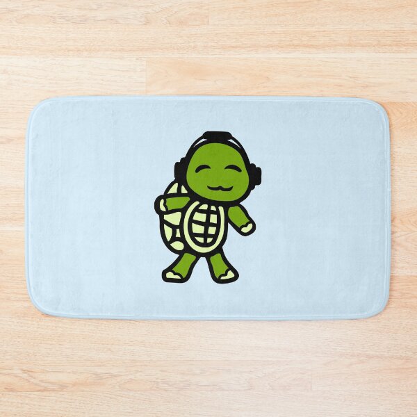 Item preview, Happy Turtle Music Listening Headphones Smiles Cute designed and sold by shirt-o-mat.