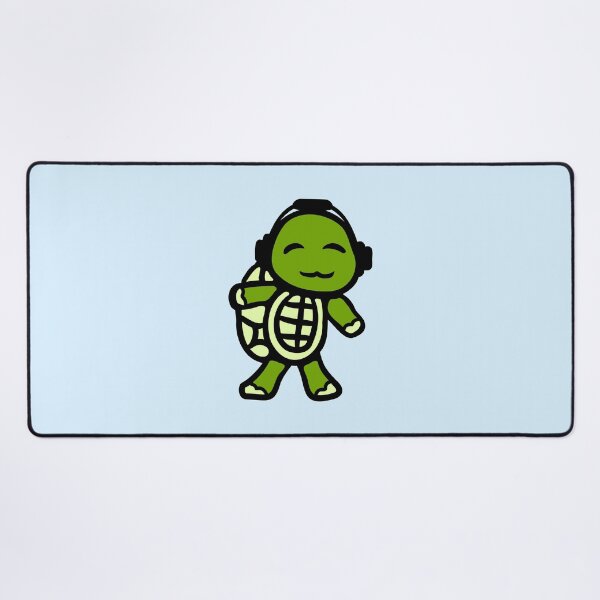 Item preview, Happy Turtle Music Listening Headphones Smiles Cute designed and sold by shirt-o-mat.