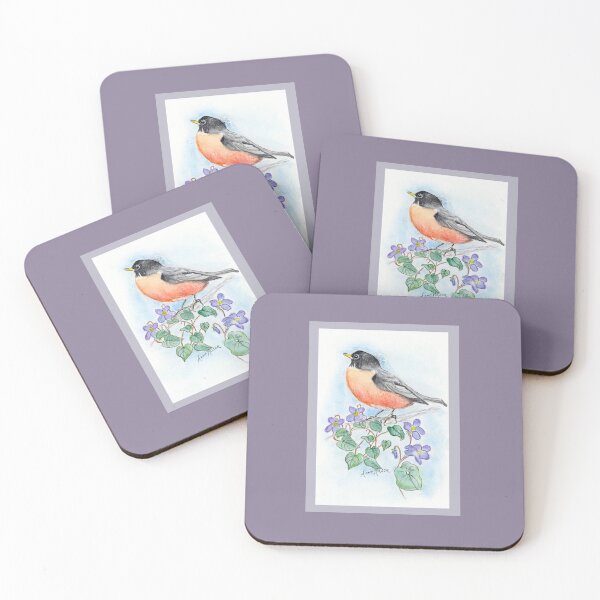 Item preview, Wisconsin - state bird and flower designed and sold by Annie Mason Art.