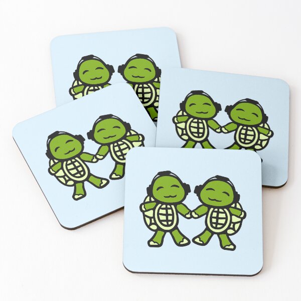 Item preview, 2 Happy Turtle Music Listening Headphones Smiles Team designed and sold by shirt-o-mat.