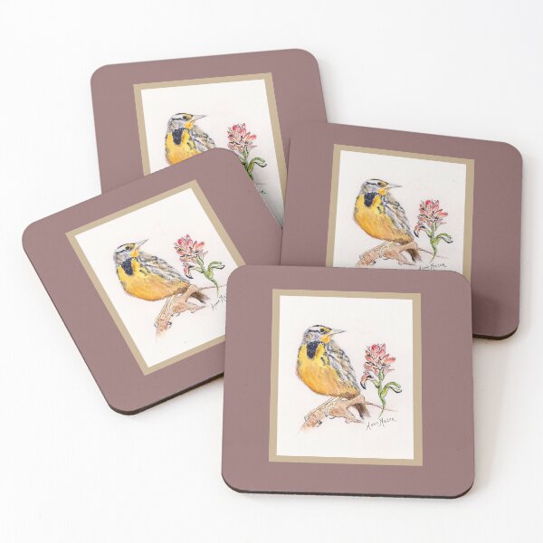 Item preview, Wyoming - state bird and flower designed and sold by Annie Mason Art.