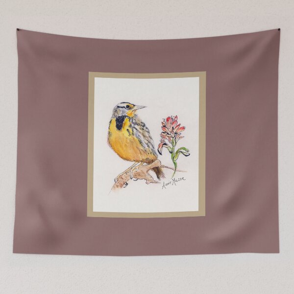 Item preview, Wyoming - state bird and flower designed and sold by Annie Mason Art.