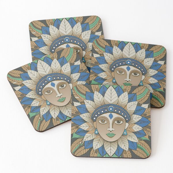Item preview, Tribal Lady’s Ethereal Gaze Captures Inner Power designed and sold by ART ATTACK ZONE.