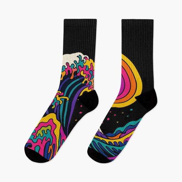 Item preview, Psychedelic Great Wave – Surreal Japanese Art  designed and sold by paulo silveira.