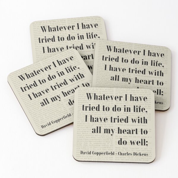 Item preview, All My Heart David Copperfield Charles Dickens Quote designed and sold by kakarikihill.