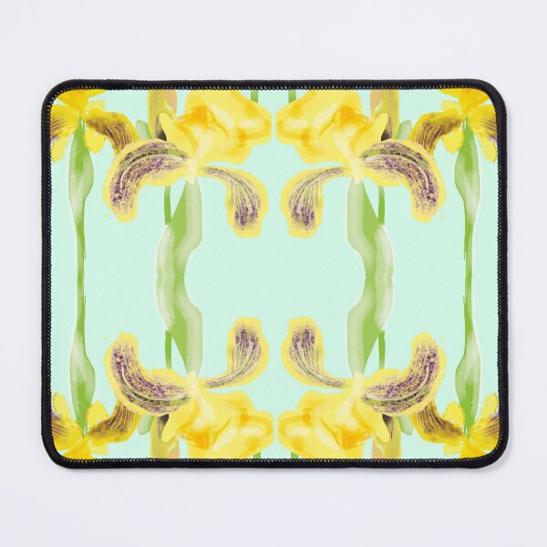 Item preview, Yellow Irises designed and sold by Ginger Tea Studio.