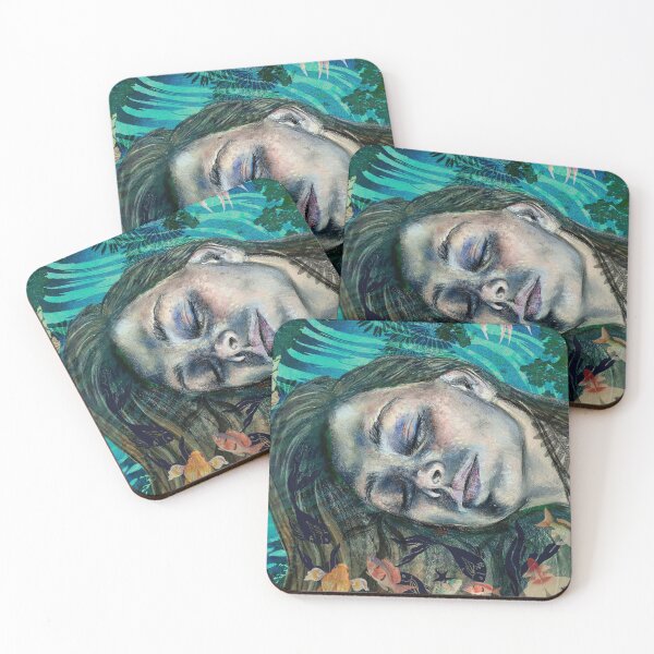 Item preview, River Queen | River-Inspired Chalk Pastel and Vintage Illustration Artwork designed and sold by Laini Eckardt.