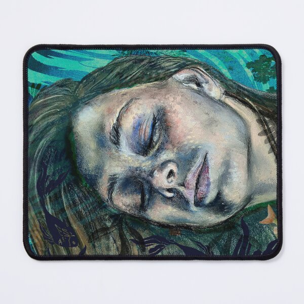 Item preview, River Queen | River-Inspired Chalk Pastel and Vintage Illustration Artwork designed and sold by Laini Eckardt.