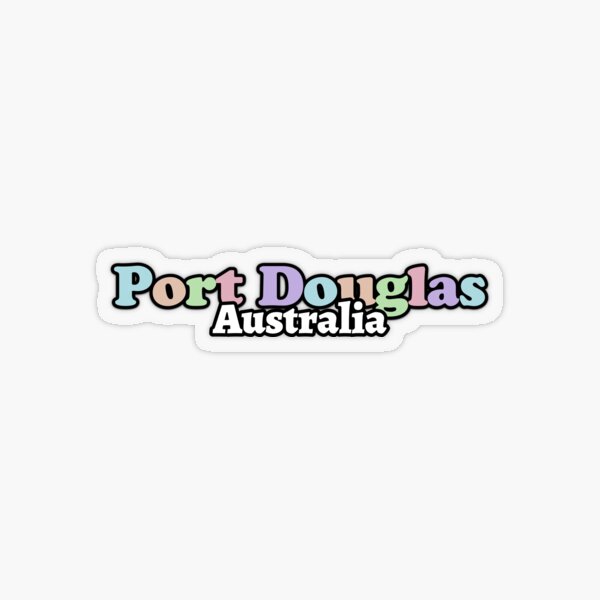 Port Douglas Australia Travel Bumper Transparent Sticker