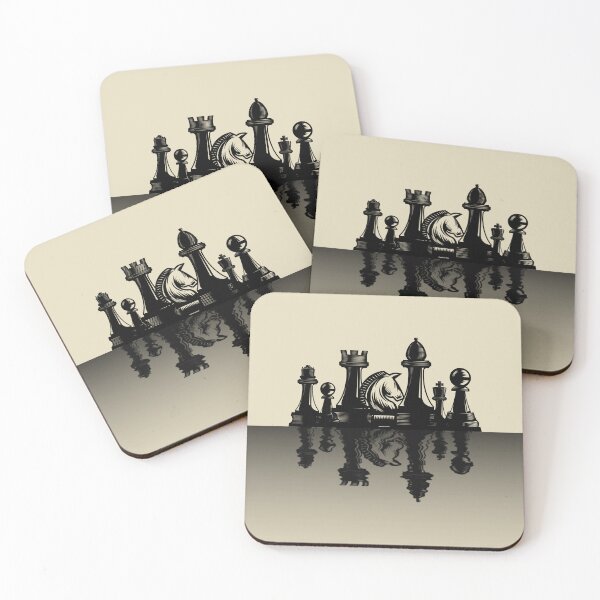 Item preview, Chess Reflection Board Gaming Graphic designed and sold by TackyTime.