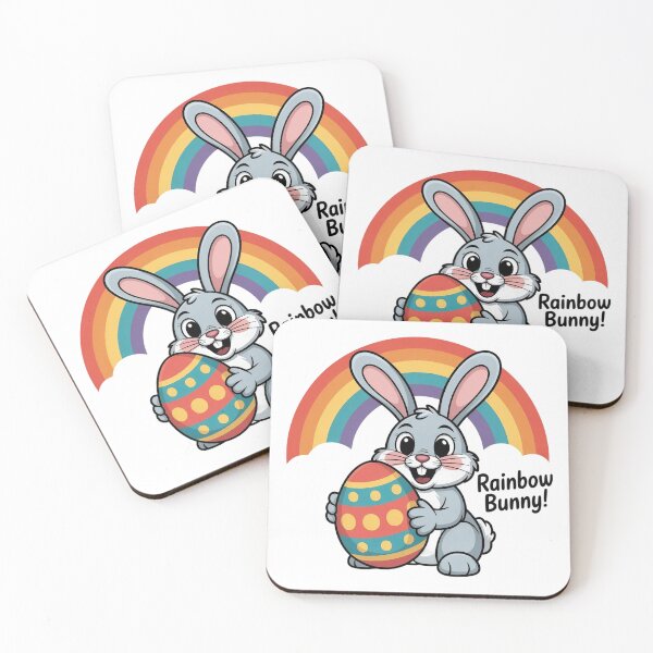 Item preview, Rainbow Bunny Design | Cute Colorful Rabbit Graphic | Whimsical Pride-Inspired Animal Art | Adorable Pastel Bunny Illustration | Fun & Playful Easter Vibes designed and sold by PaintedPixels01.