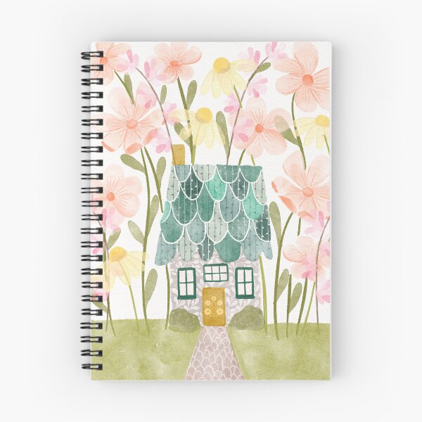 Item preview, Little Cottage Garden Watercolour Illustration designed and sold by Monie Illustrates.