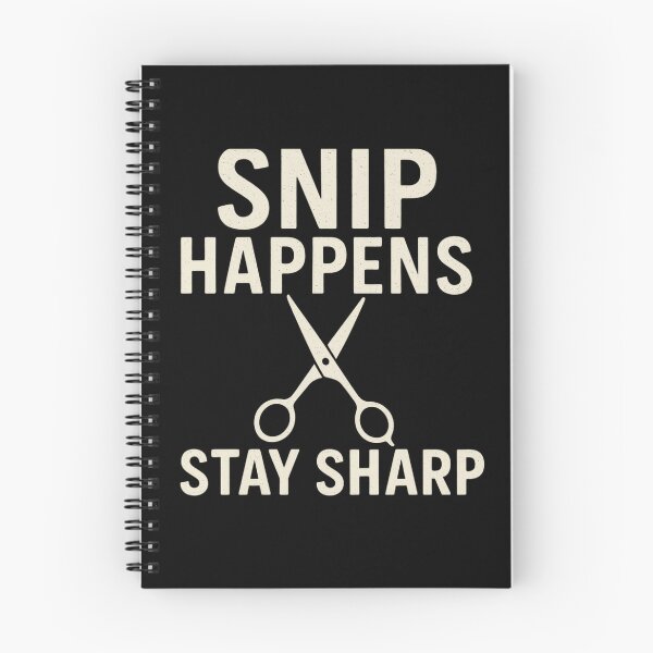 Item preview, Snip Happens – Funny Barber & Hair Stylist Quote designed and sold by Saritahosny1.