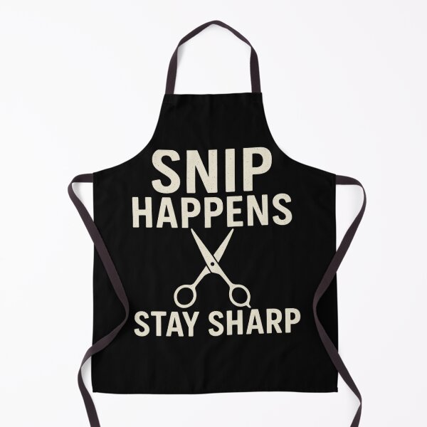 Item preview, Snip Happens – Funny Barber & Hair Stylist Quote designed and sold by Saritahosny1.