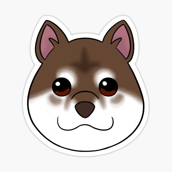 Aperçu de l'œuvre Shiba Inu brun foncé créée et vendue par OliRoseArt.