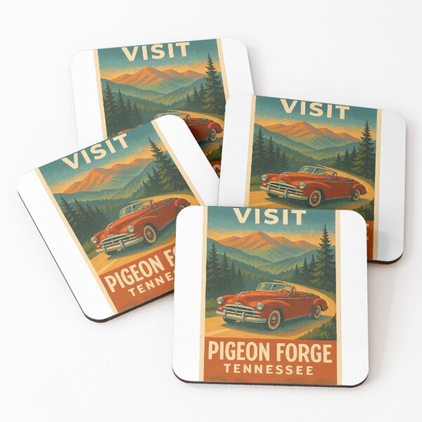 Item preview, Pigeon Forge - Vintage Travel Poster designed and sold by becky207.