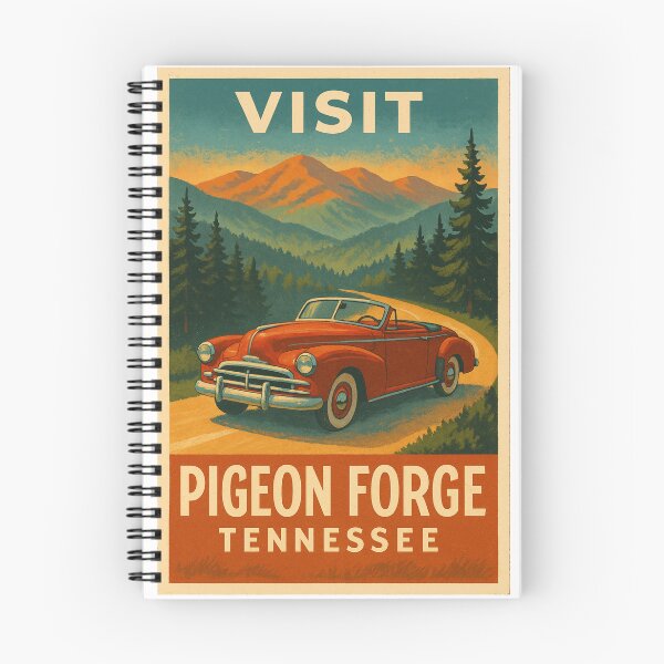 Item preview, Pigeon Forge - Vintage Travel Poster designed and sold by becky207.