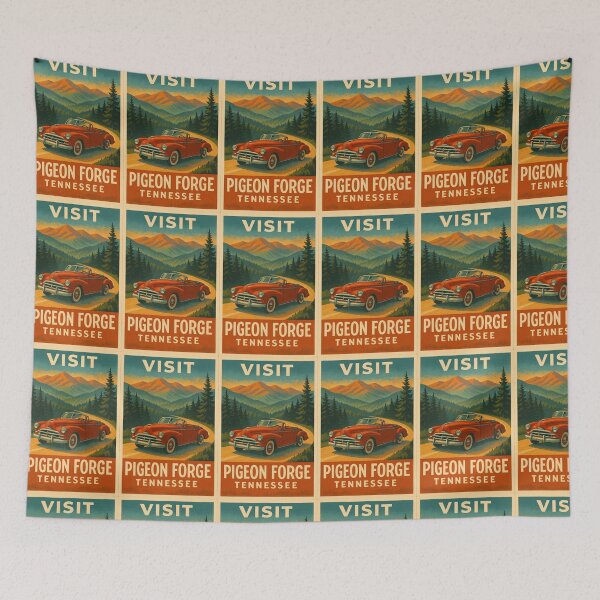 Item preview, Pigeon Forge - Vintage Travel Poster designed and sold by becky207.