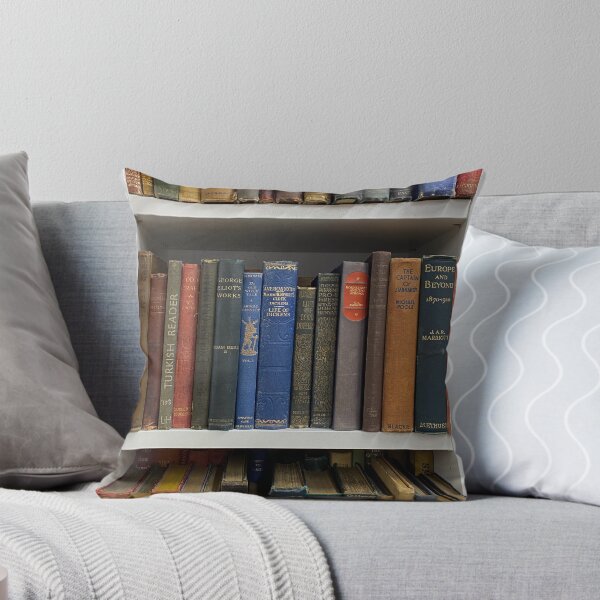 Item preview, Old Vintage Books on Bookcase designed and sold by sambarnesart.