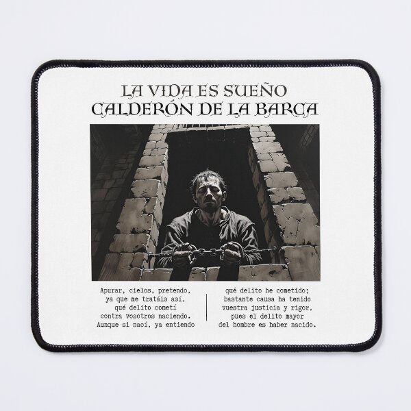 Item preview, Quote from 'Life is a Dream' by Calderón de la Barca designed and sold by Filologica.