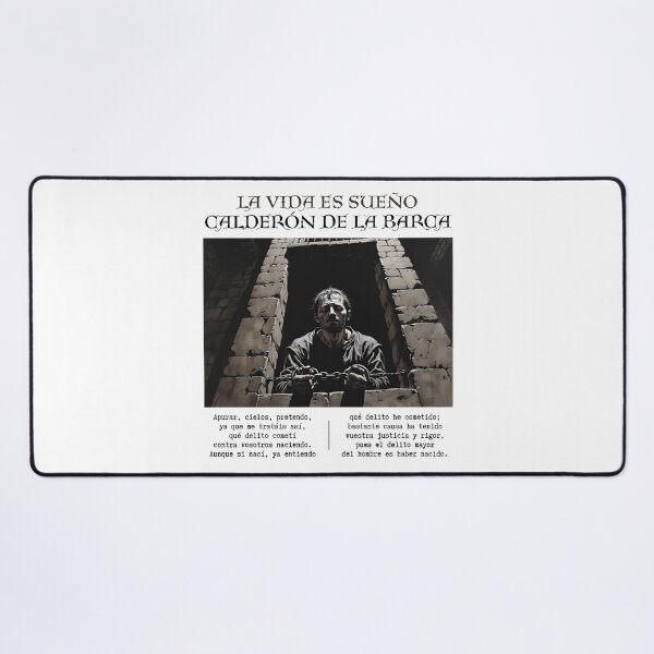 Item preview, Quote from 'Life is a Dream' by Calderón de la Barca designed and sold by Filologica.