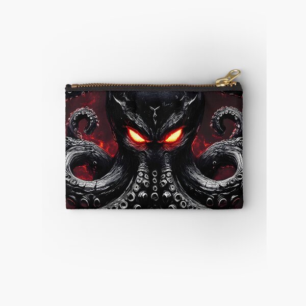 Item preview, Animal Giant Octopus Overlord Rising from Lava Facing Lone Armed Challenger designed and sold by mildaclairmo.