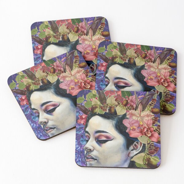 Item preview, Orchid Queen | Nature-Inspired Chalk Pastel and Vintage Illustration Artwork designed and sold by Laini Eckardt.