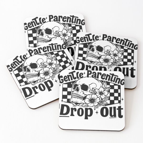 Item preview, Gentle Parenting Dropout Skull – Vintage Rebel Floral Punk Art designed and sold by haitrieuic96.