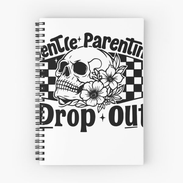 Item preview, Gentle Parenting Dropout Skull – Vintage Rebel Floral Punk Art designed and sold by haitrieuic96.