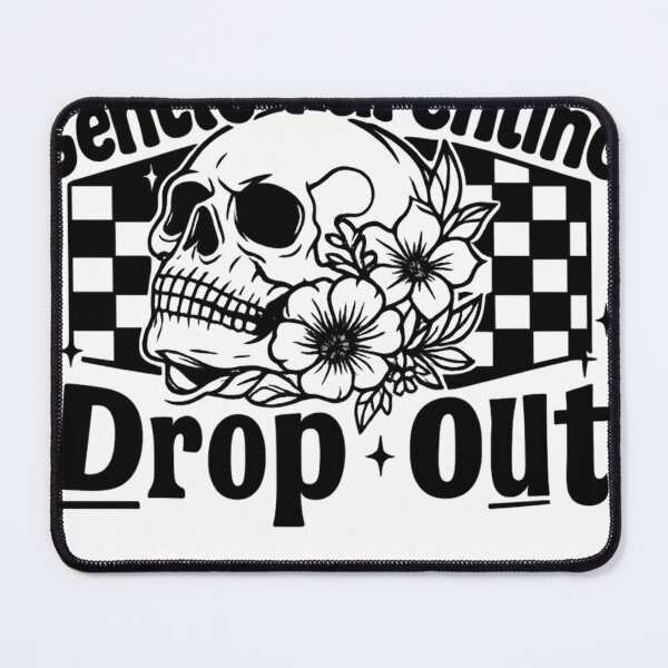Item preview, Gentle Parenting Dropout Skull – Vintage Rebel Floral Punk Art designed and sold by haitrieuic96.