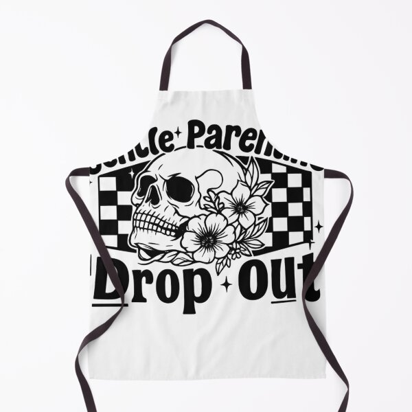 Item preview, Gentle Parenting Dropout Skull – Vintage Rebel Floral Punk Art designed and sold by haitrieuic96.