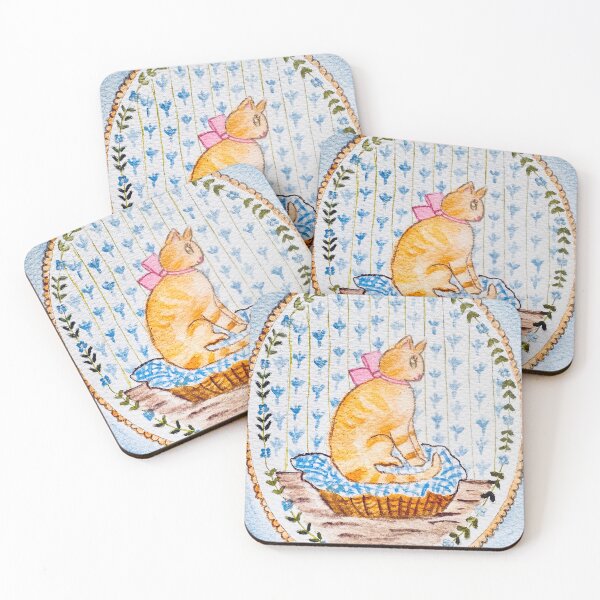 Item preview, Orange Cat Illustration soft colors  designed and sold by RosaLL.