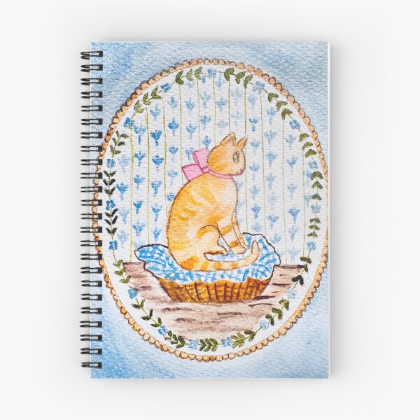 Item preview, Orange Cat Illustration soft colors  designed and sold by RosaLL.