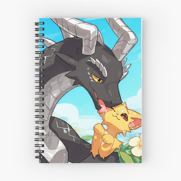 Item preview, Black Dragon Licking a Happy Bee Cat designed and sold by Finmm.